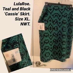 LuLaRoe CASSIE skirt XL. BNWT